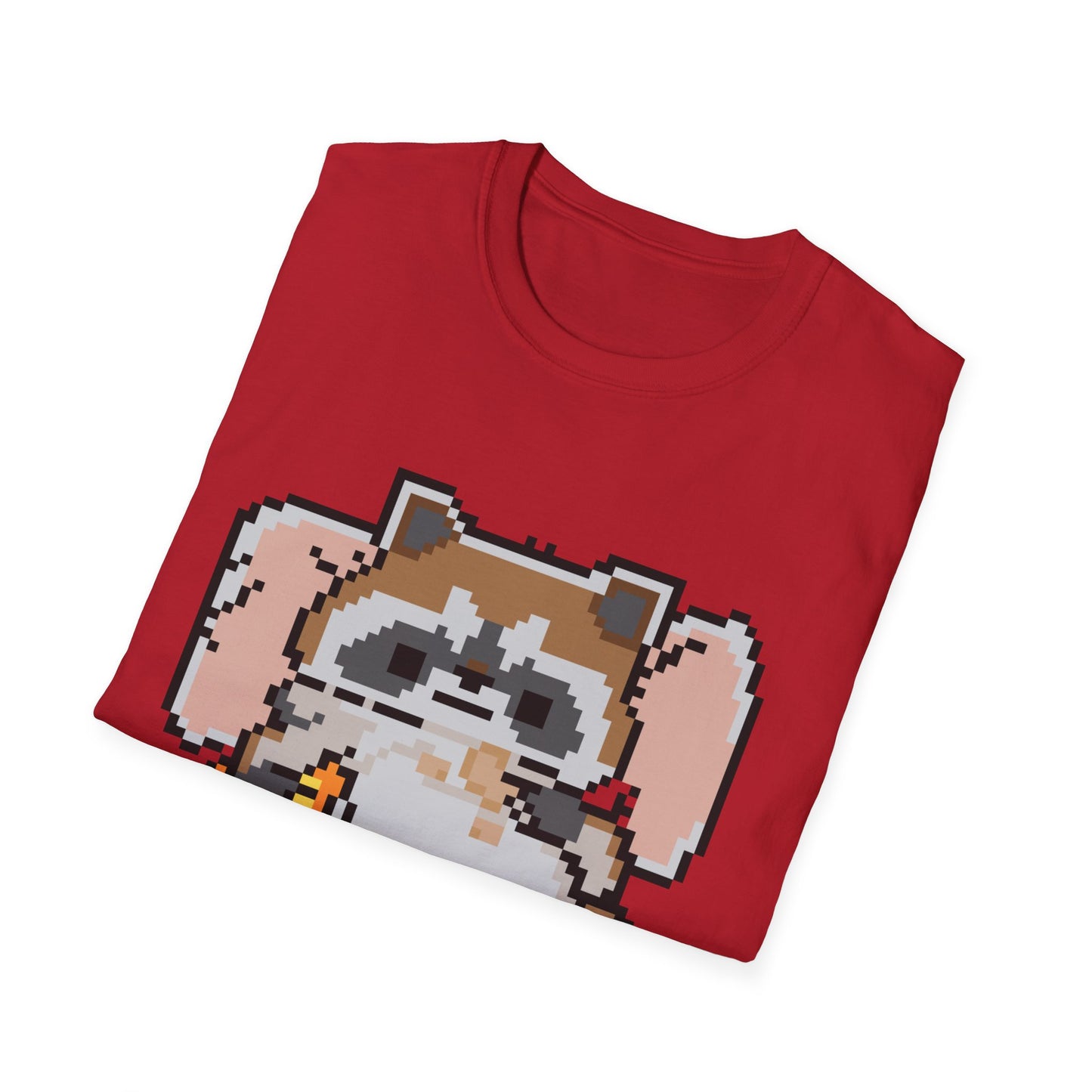 Retro Pixel Raccoon T-Shirt