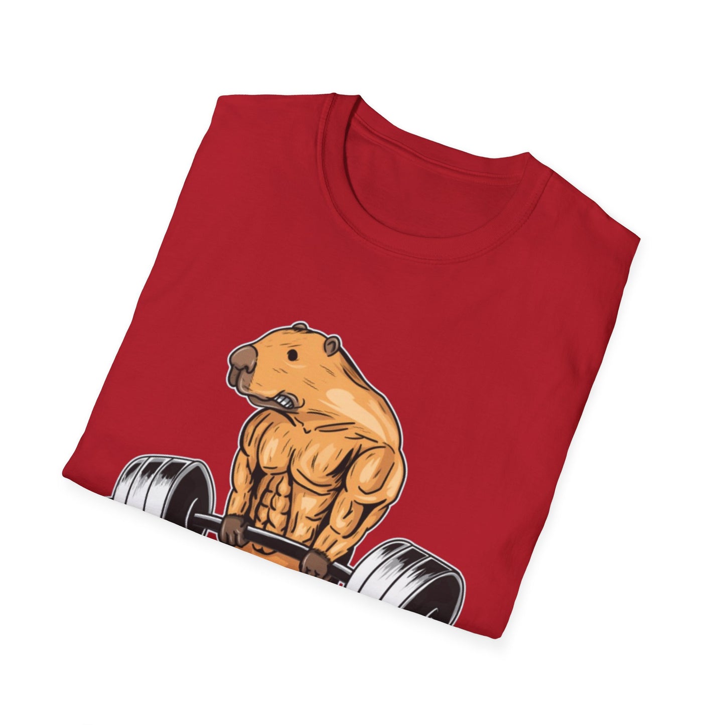 Strong Capybara Weightlifting Unisex T-Shirt | Fitness, Gym, Workout Apparel