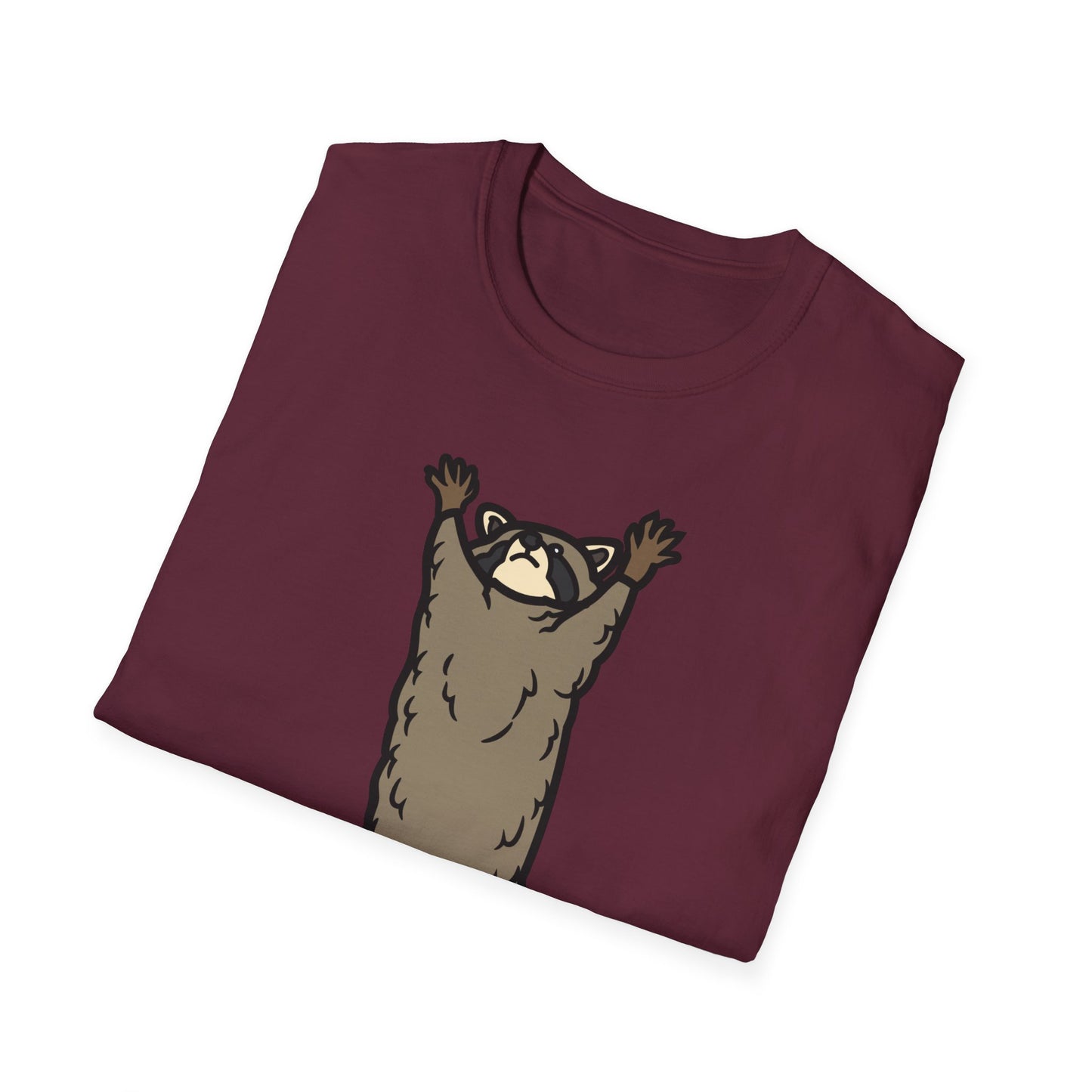 Funny Raccoon 'Uppies' Tee