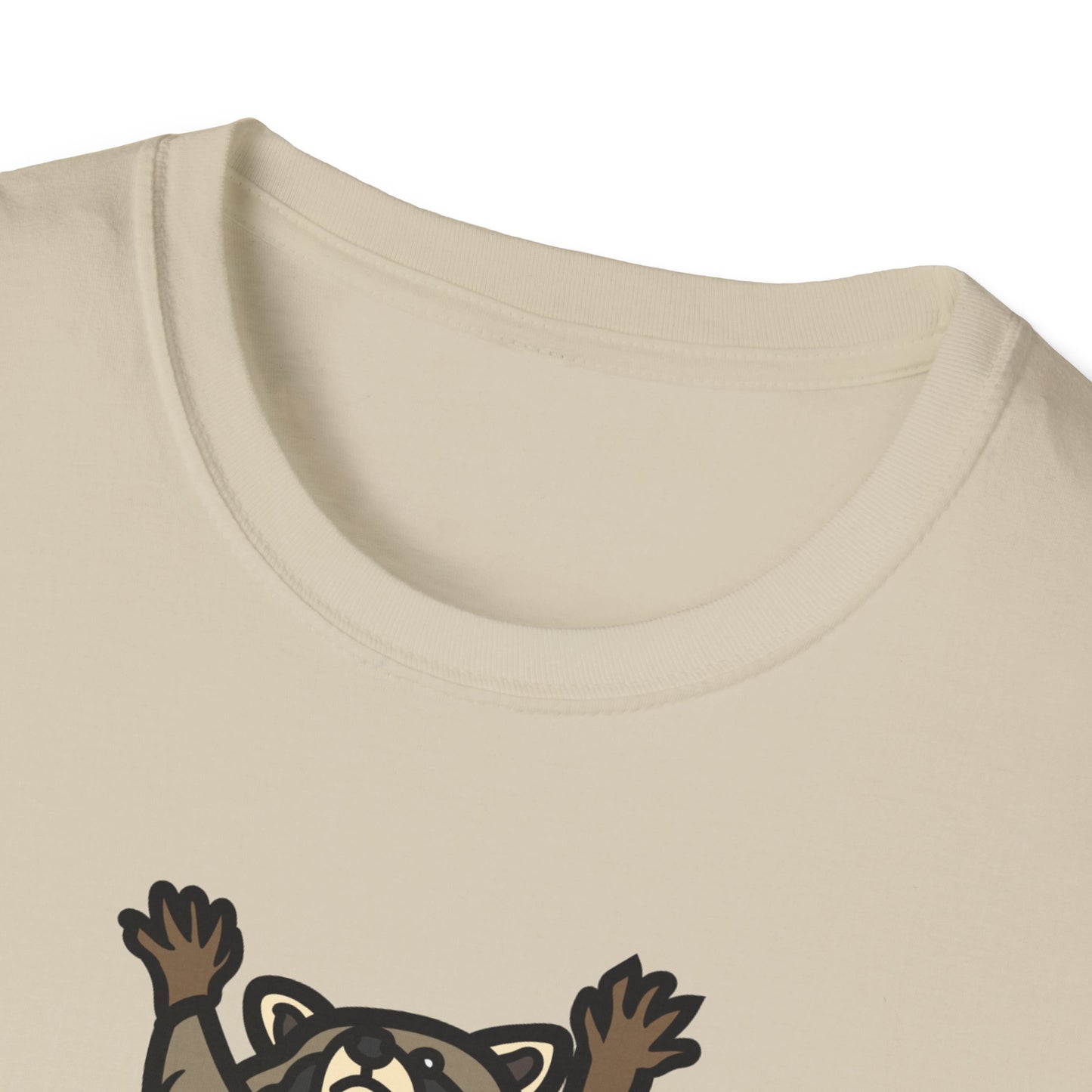 Funny Raccoon 'Uppies' Tee