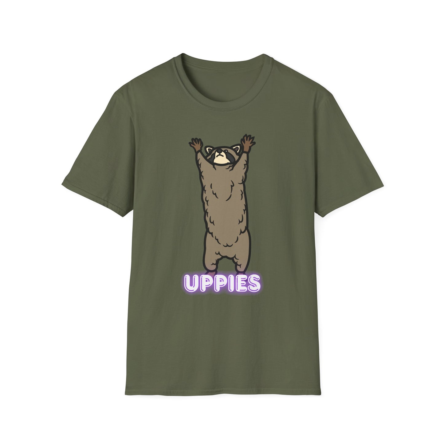 Funny Raccoon 'Uppies' Tee