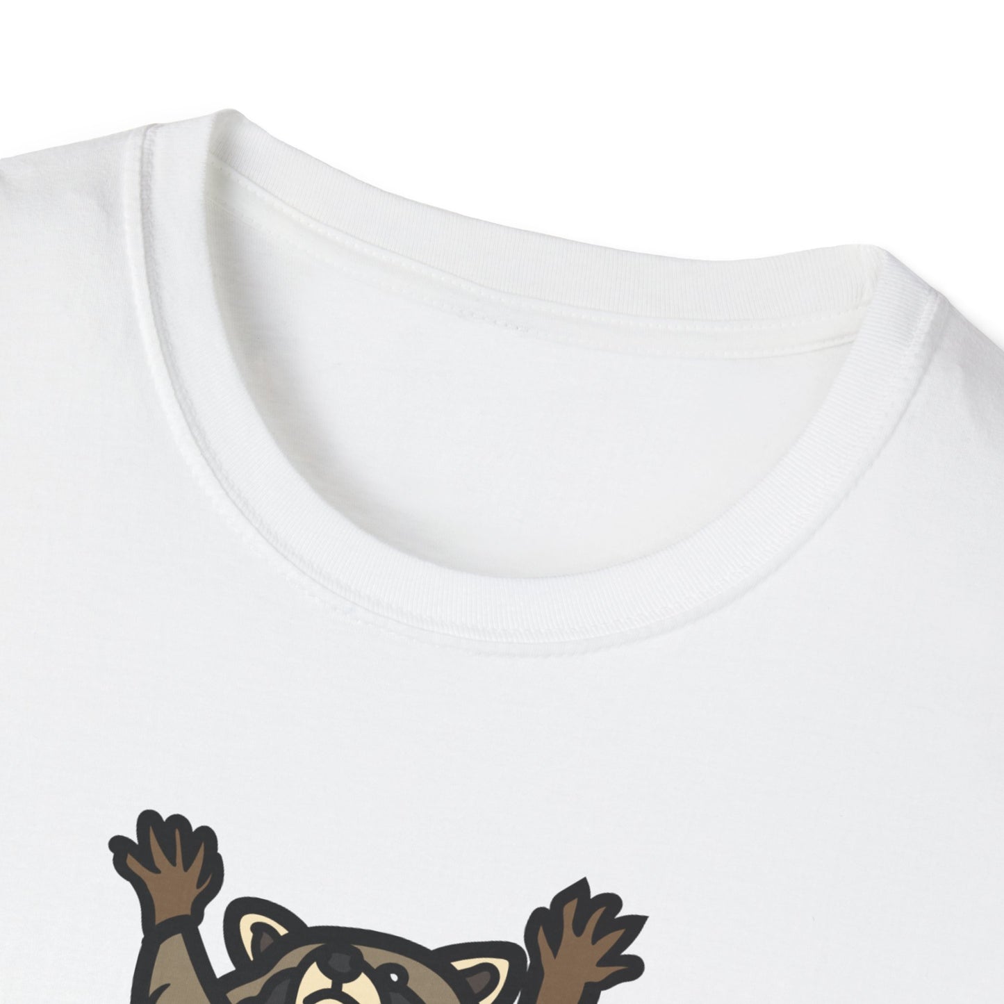 Funny Raccoon 'Uppies' Tee