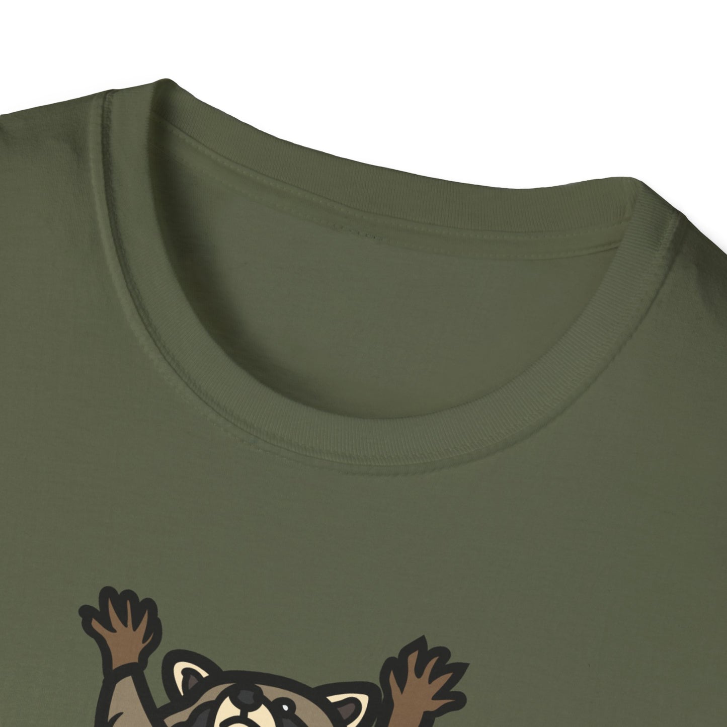 Funny Raccoon 'Uppies' Tee