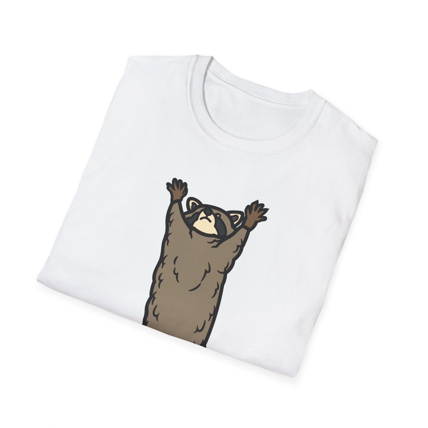 Funny Raccoon 'Uppies' Tee