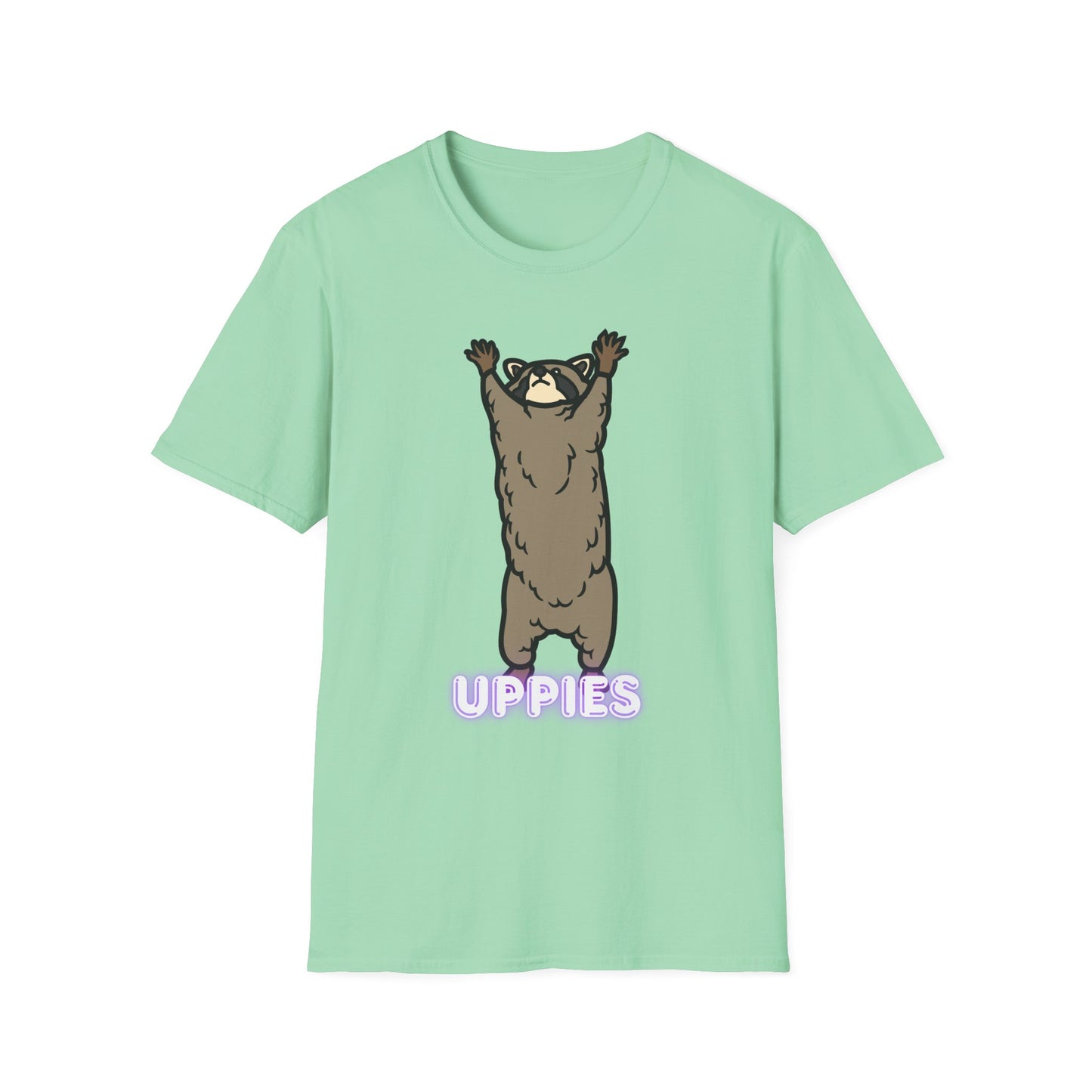 Funny Raccoon 'Uppies' Tee