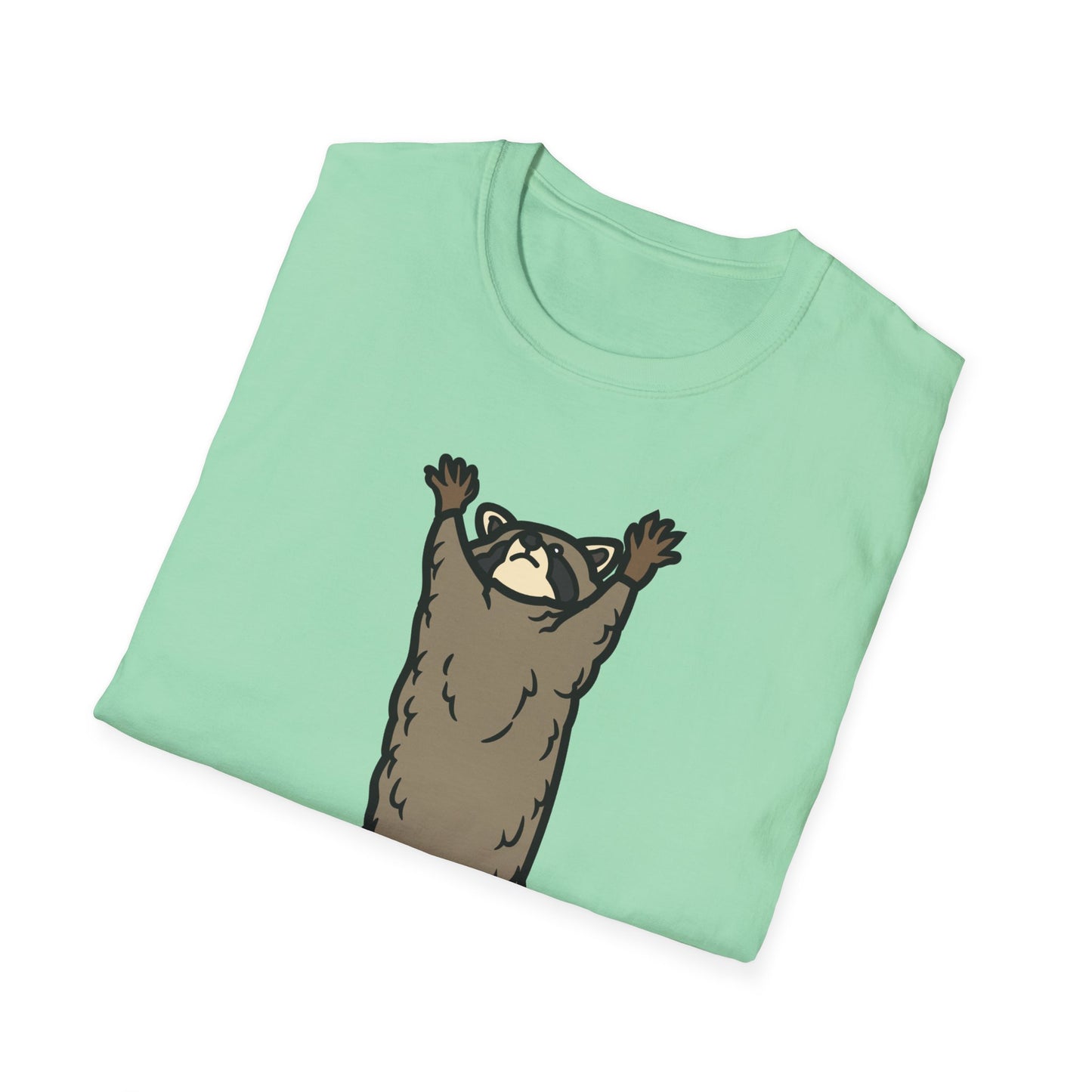 Funny Raccoon 'Uppies' Tee