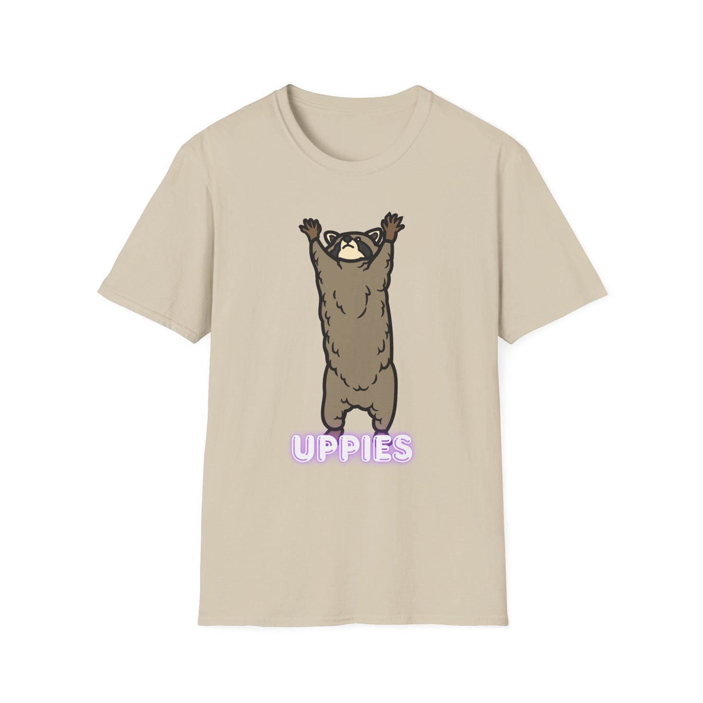 Funny Raccoon 'Uppies' Tee