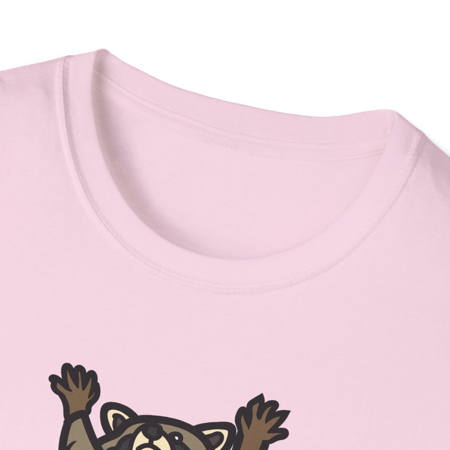 Funny Raccoon 'Uppies' Tee