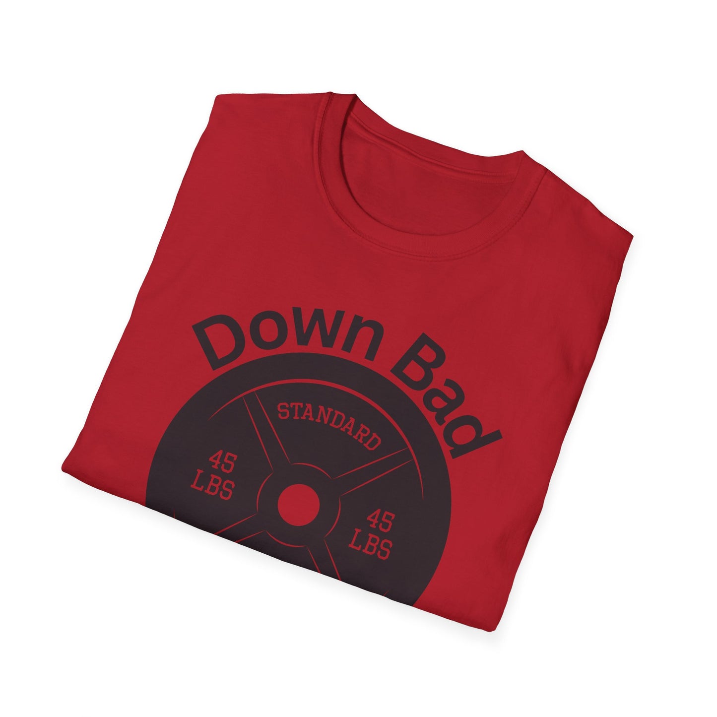 Down Bad Gym Unisex Softstyle T-Shirt