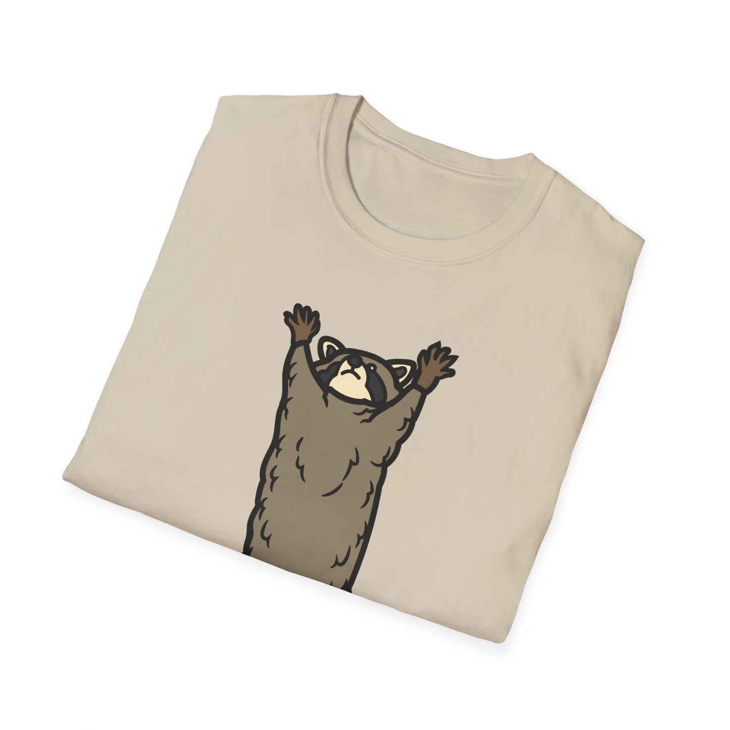 Funny Raccoon 'Uppies' Tee
