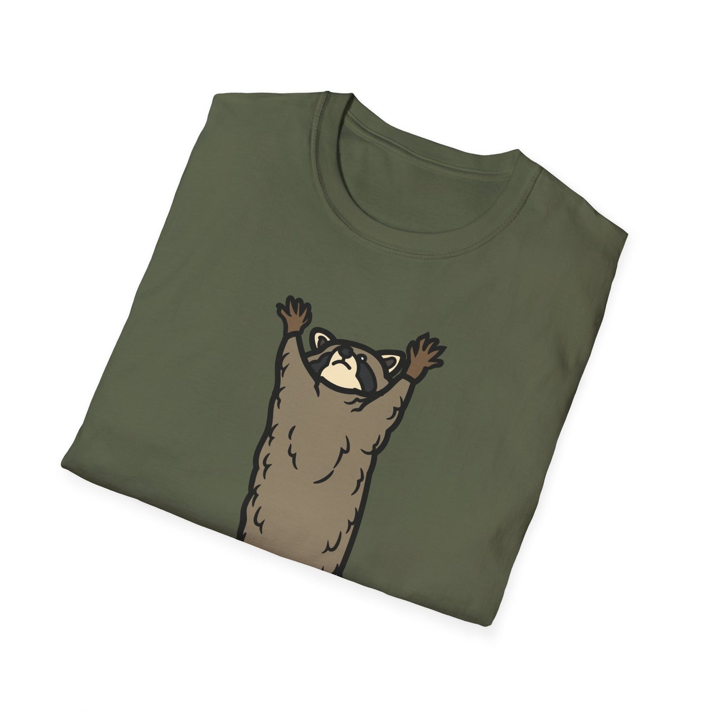 Funny Raccoon 'Uppies' Tee