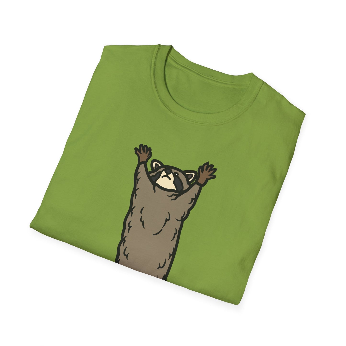 Funny Raccoon 'Uppies' Tee