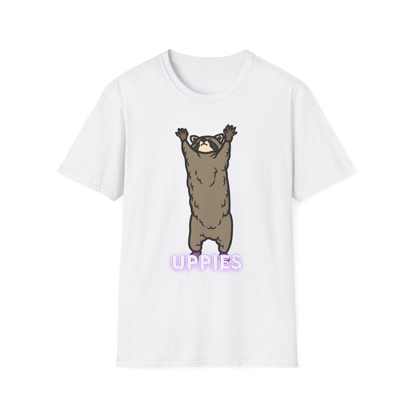 Funny Raccoon 'Uppies' Tee