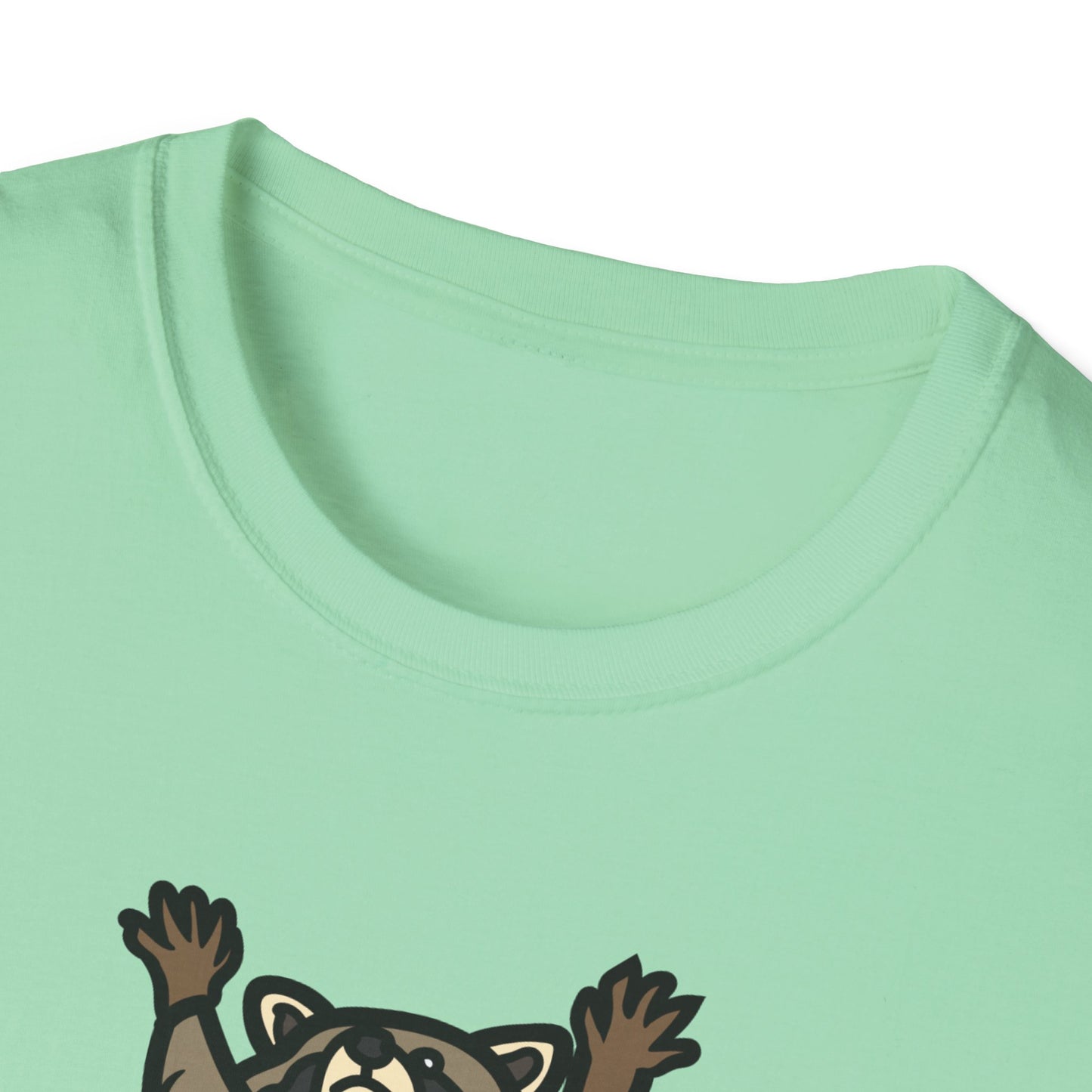 Funny Raccoon 'Uppies' Tee